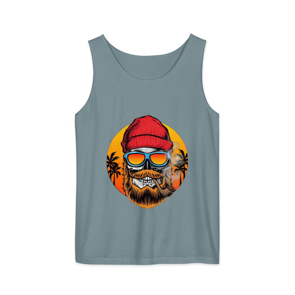 Bearded man | Unisex Garment-Dyed Tank Top | Comfort Colors 9360