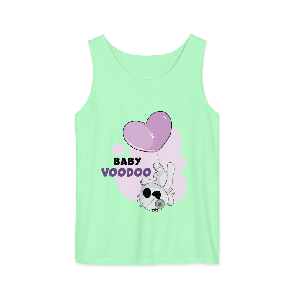Ted heart - Baby voodoo | Unisex Garment-Dyed Tank Top | Comfort Colors 9360