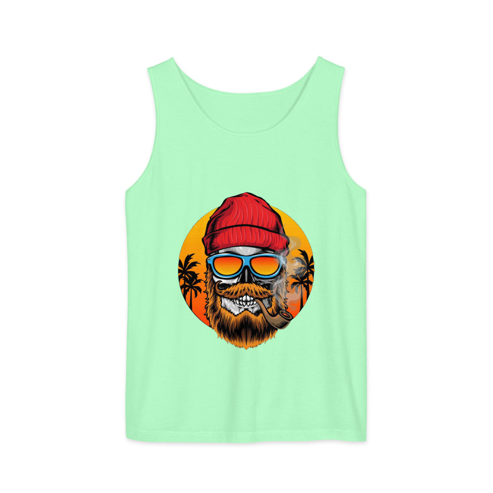 Bearded man | Unisex Garment-Dyed Tank Top | Comfort Colors 9360