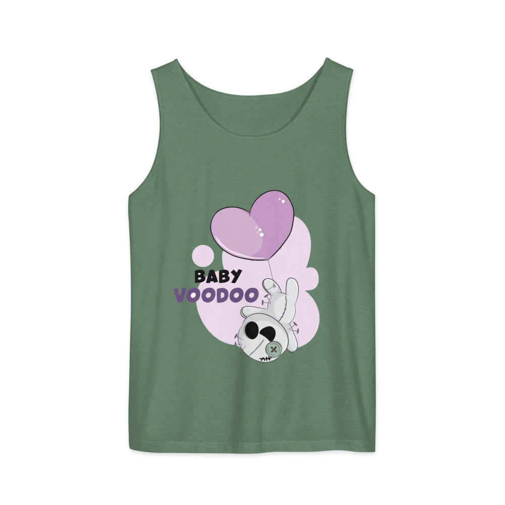 Ted heart - Baby voodoo | Unisex Garment-Dyed Tank Top | Comfort Colors 9360