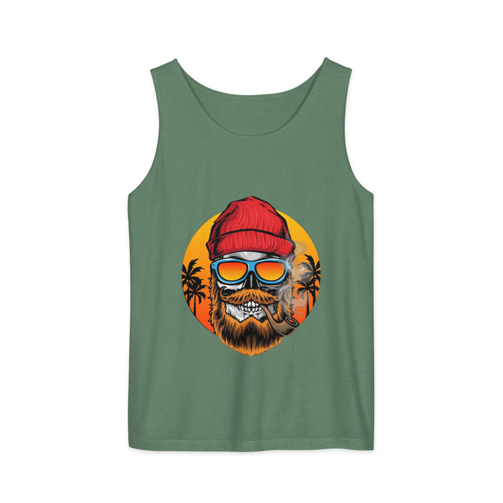Bearded man | Unisex Garment-Dyed Tank Top | Comfort Colors 9360