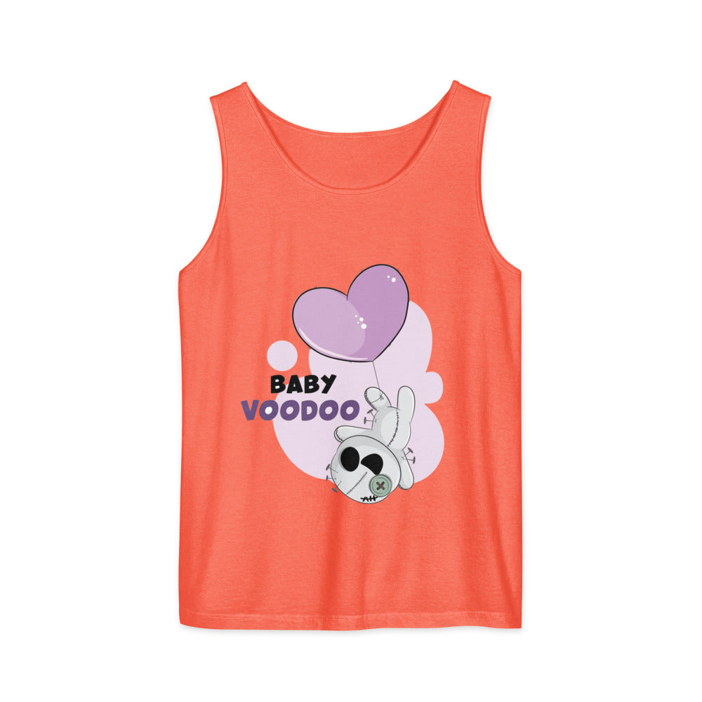 Ted heart - Baby voodoo | Unisex Garment-Dyed Tank Top | Comfort Colors 9360