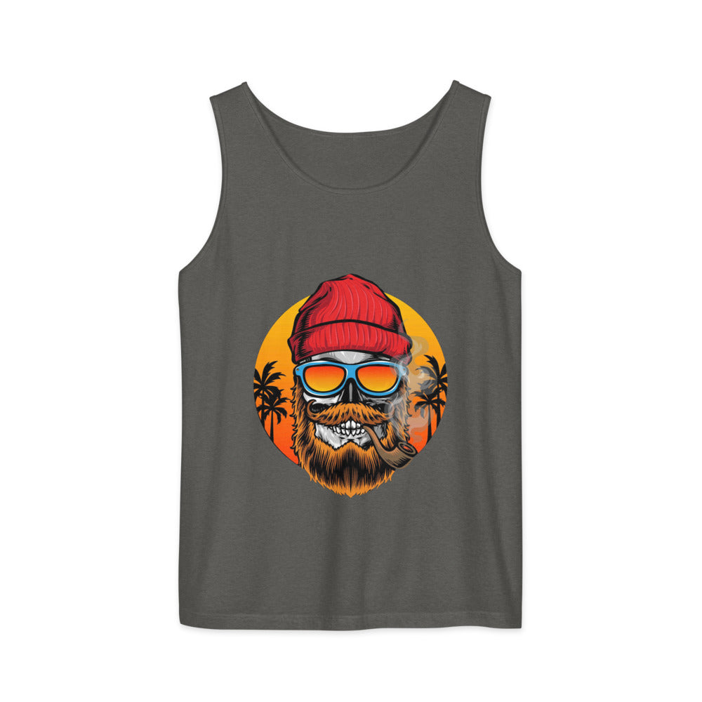 Bearded man | Unisex Garment-Dyed Tank Top | Comfort Colors 9360