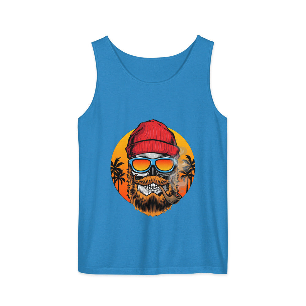 Bearded man | Unisex Garment-Dyed Tank Top | Comfort Colors 9360