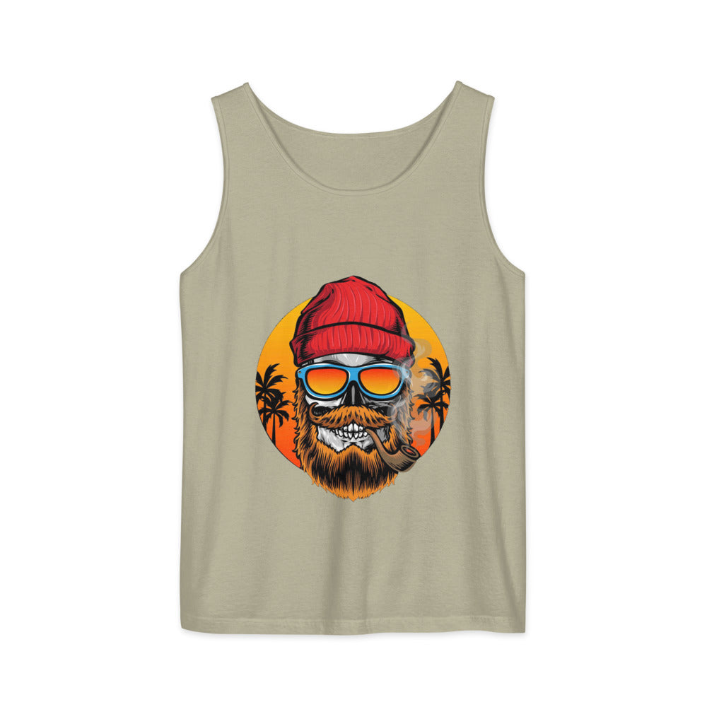 Bearded man | Unisex Garment-Dyed Tank Top | Comfort Colors 9360