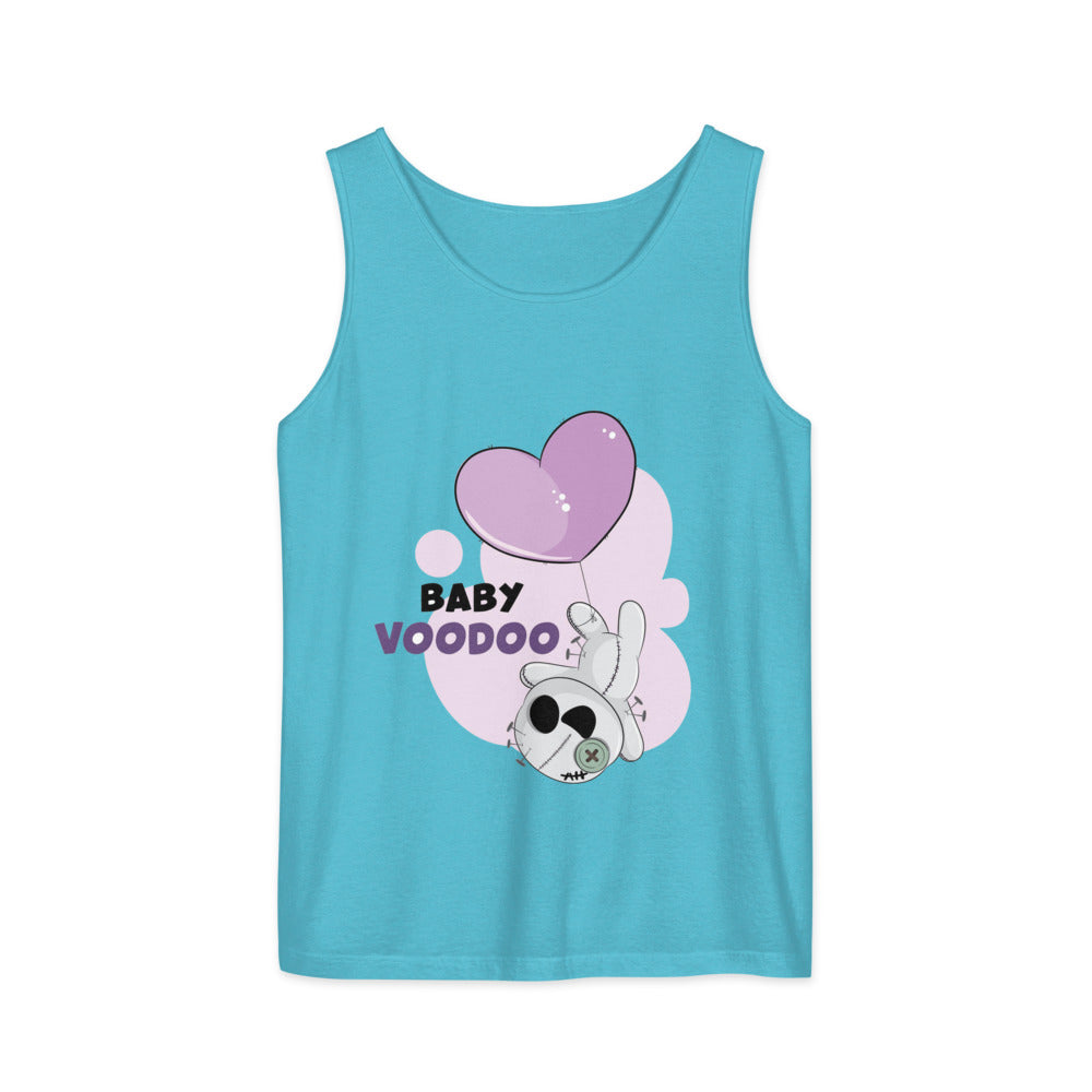 Ted heart - Baby voodoo | Unisex Garment-Dyed Tank Top | Comfort Colors 9360