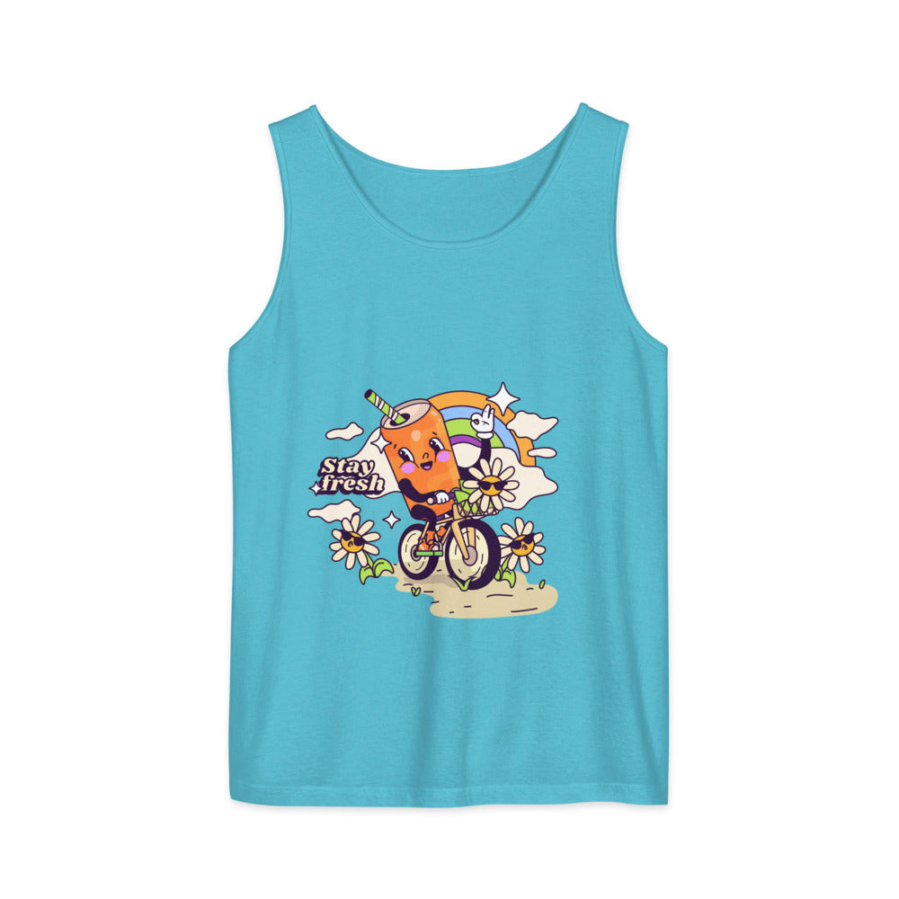 Stay fresh | Unisex Garment-Dyed Tank Top | Comfort Colors 9360