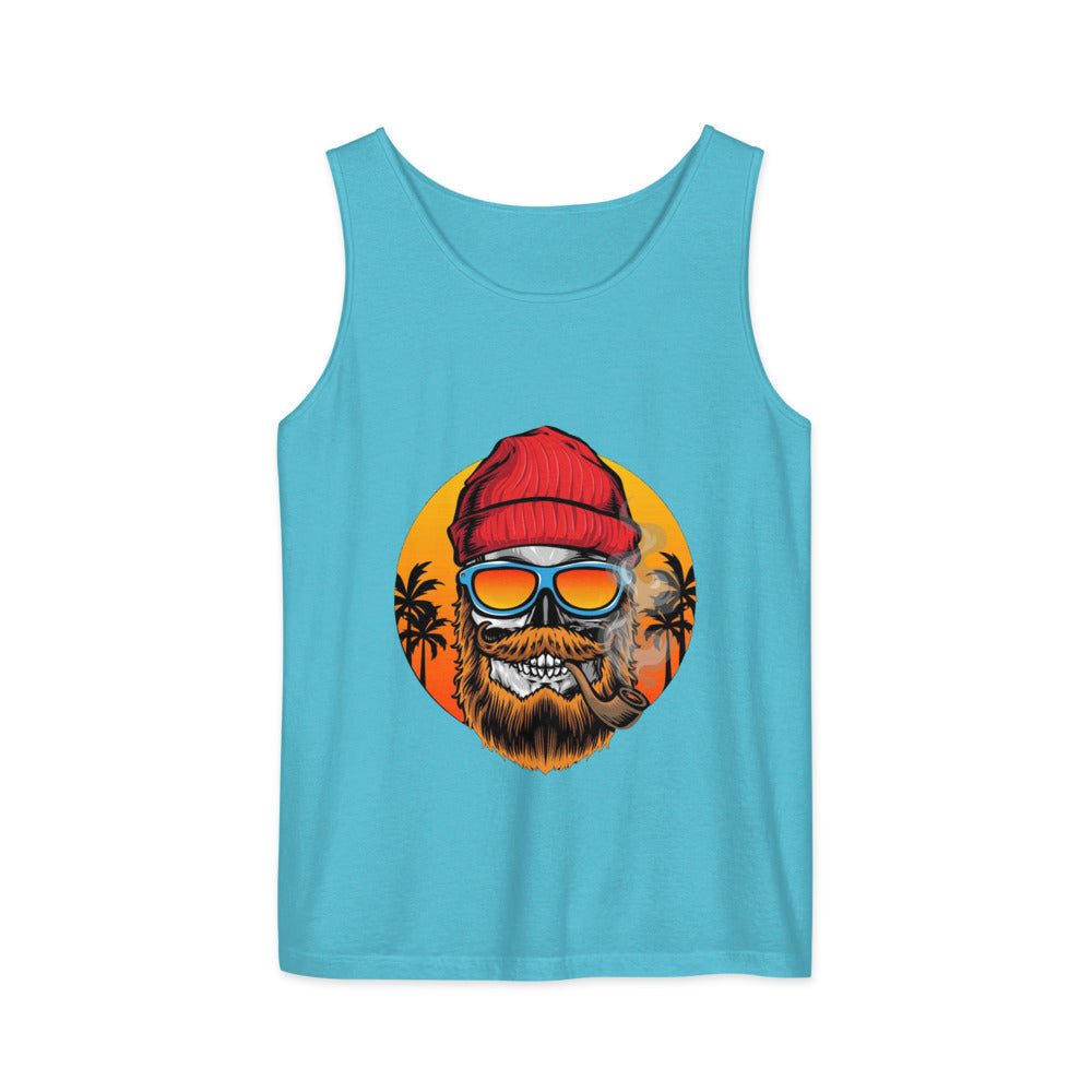 Bearded man | Unisex Garment-Dyed Tank Top | Comfort Colors 9360