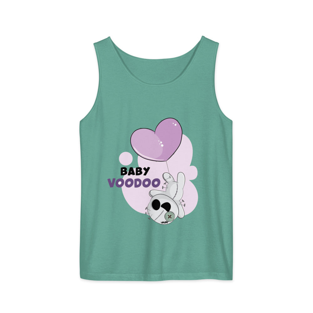 Ted heart - Baby voodoo | Unisex Garment-Dyed Tank Top | Comfort Colors 9360