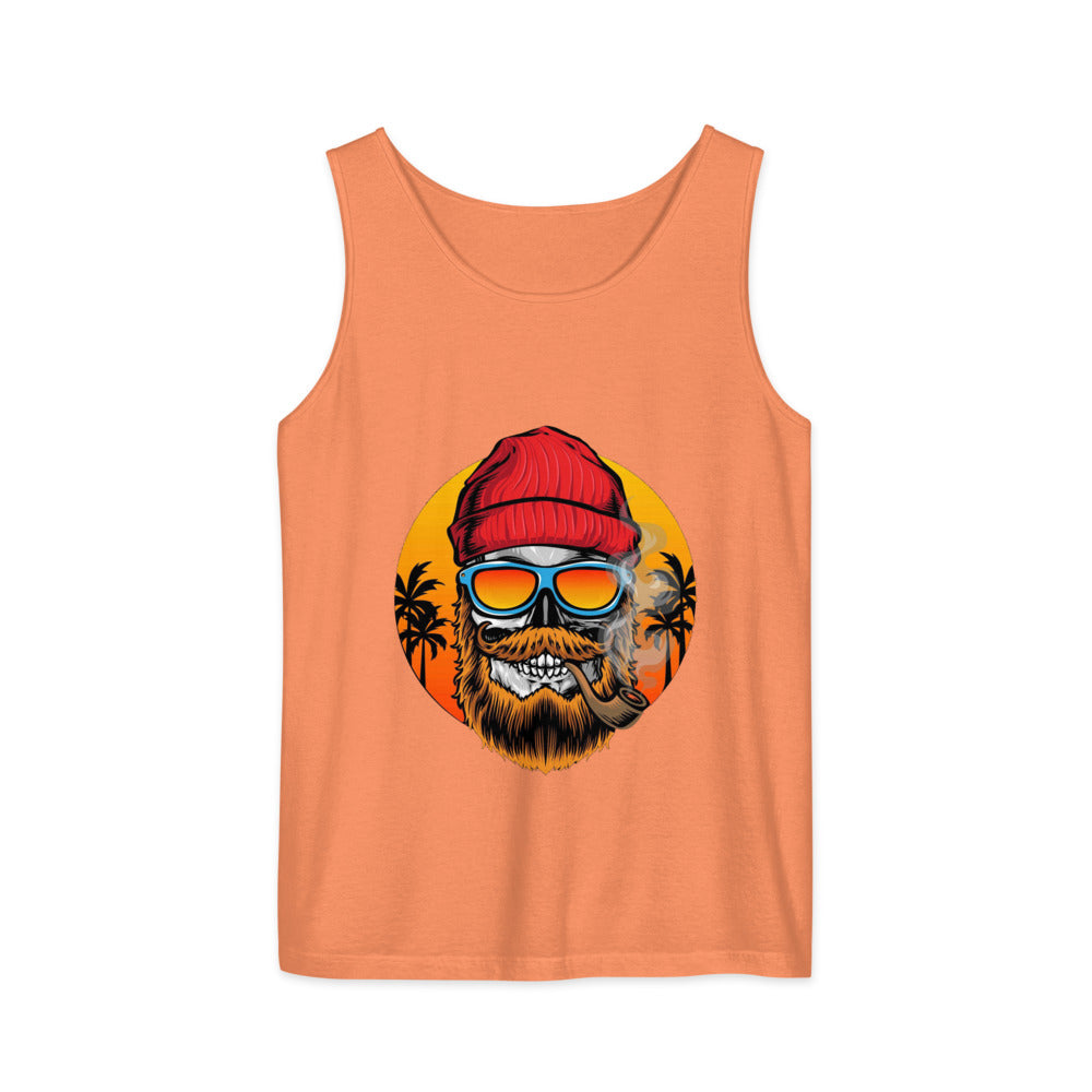 Bearded man | Unisex Garment-Dyed Tank Top | Comfort Colors 9360