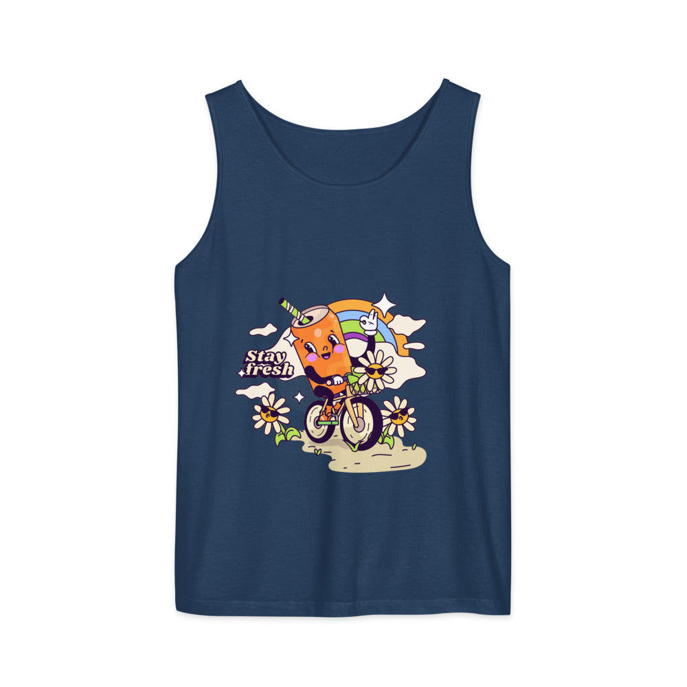 Stay fresh | Unisex Garment-Dyed Tank Top | Comfort Colors 9360
