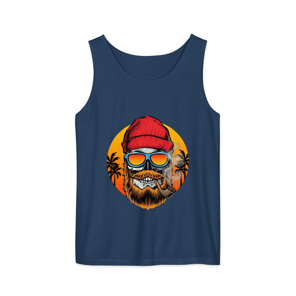 Bearded man | Unisex Garment-Dyed Tank Top | Comfort Colors 9360