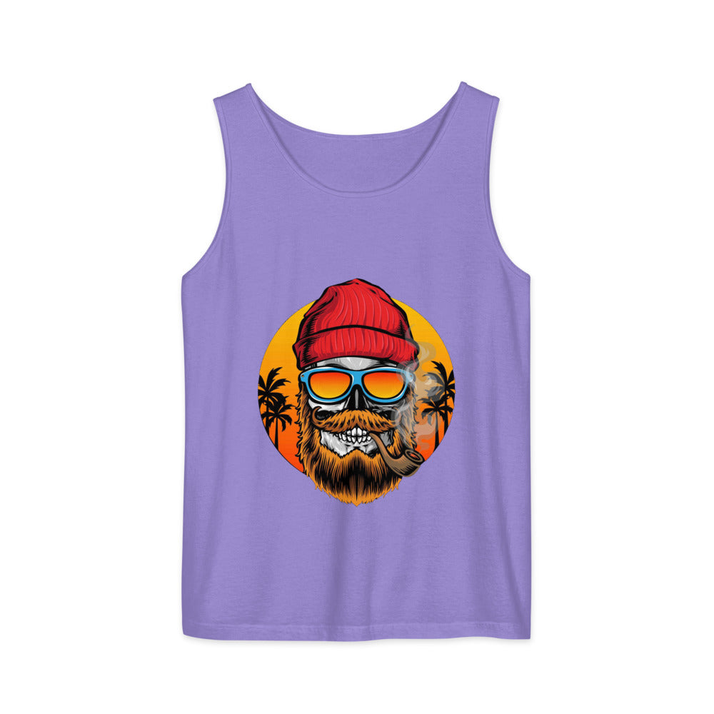 Bearded man | Unisex Garment-Dyed Tank Top | Comfort Colors 9360