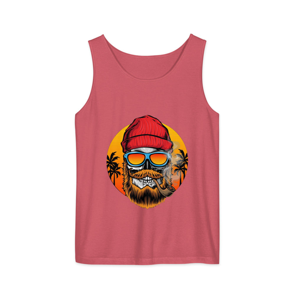 Bearded man | Unisex Garment-Dyed Tank Top | Comfort Colors 9360