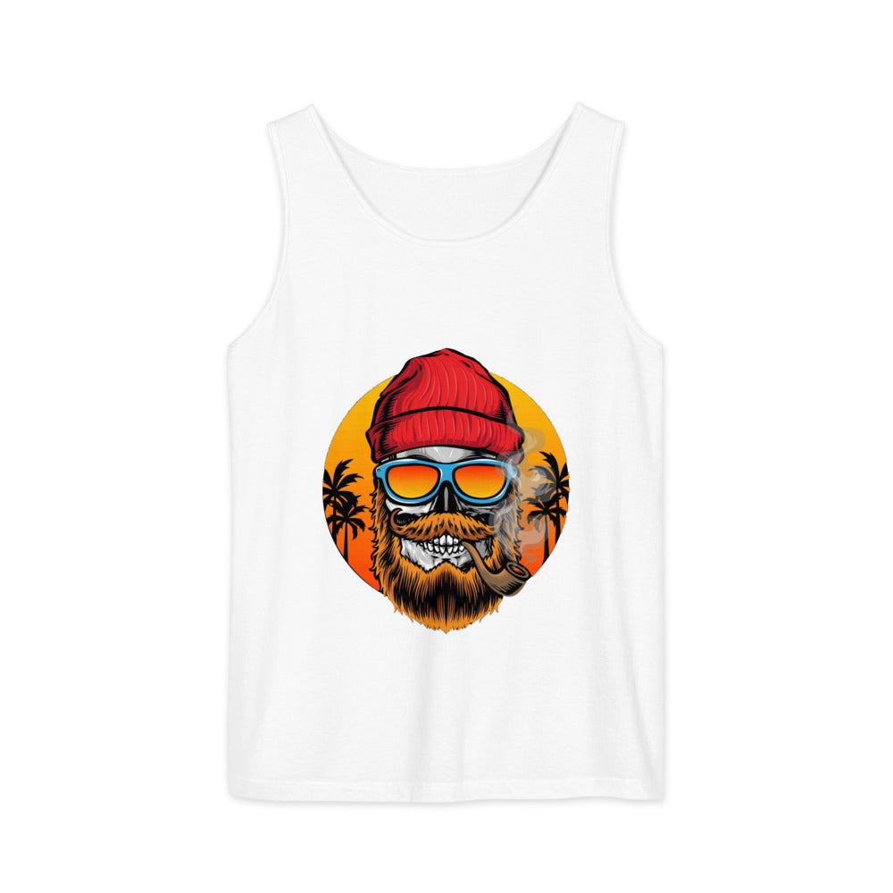 Bearded man | Unisex Garment-Dyed Tank Top | Comfort Colors 9360