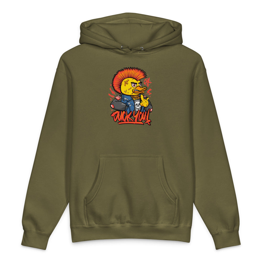 Duck you | Unisex Heavyweight Hooded Sweatshirt | Independent Trading Co. IND4000