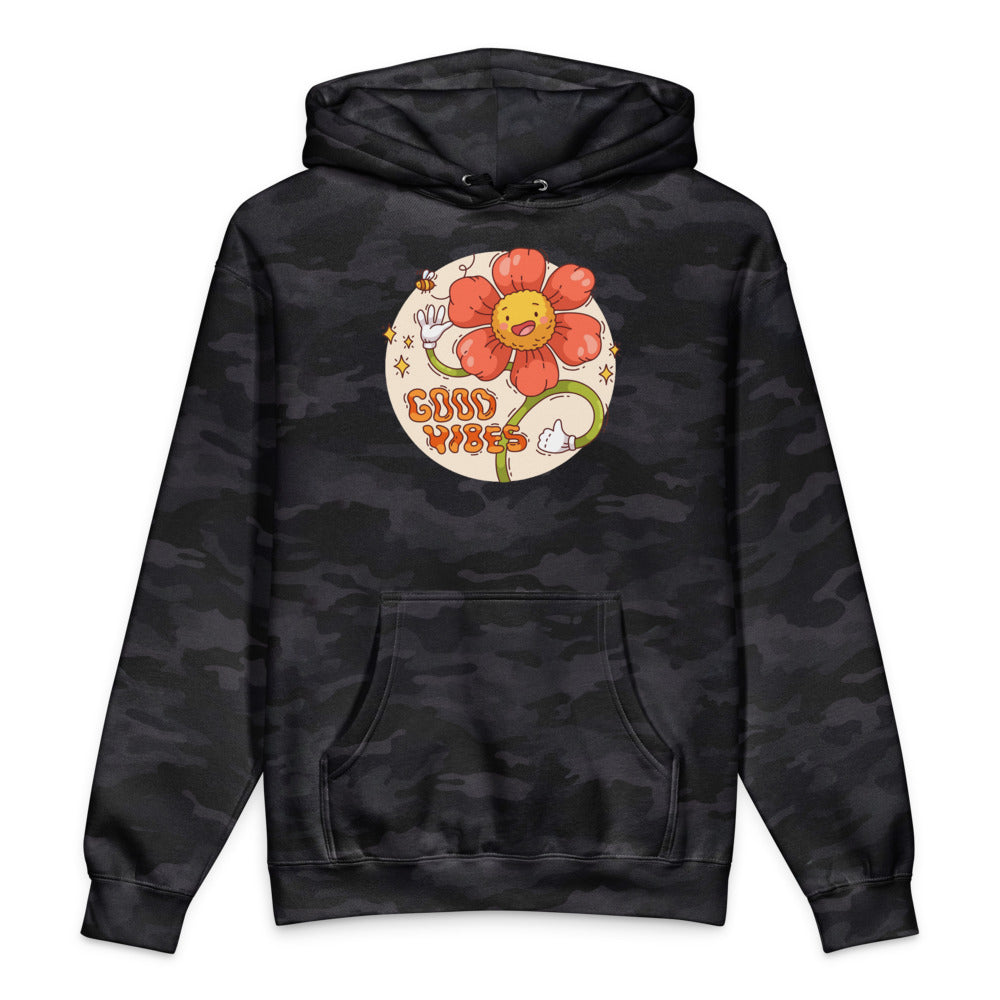 Good vides | Unisex Heavyweight Hooded Sweatshirt | Independent Trading Co. IND4000