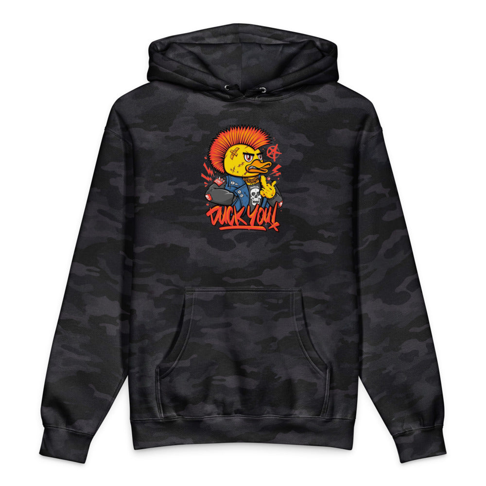 Duck you | Unisex Heavyweight Hooded Sweatshirt | Independent Trading Co. IND4000