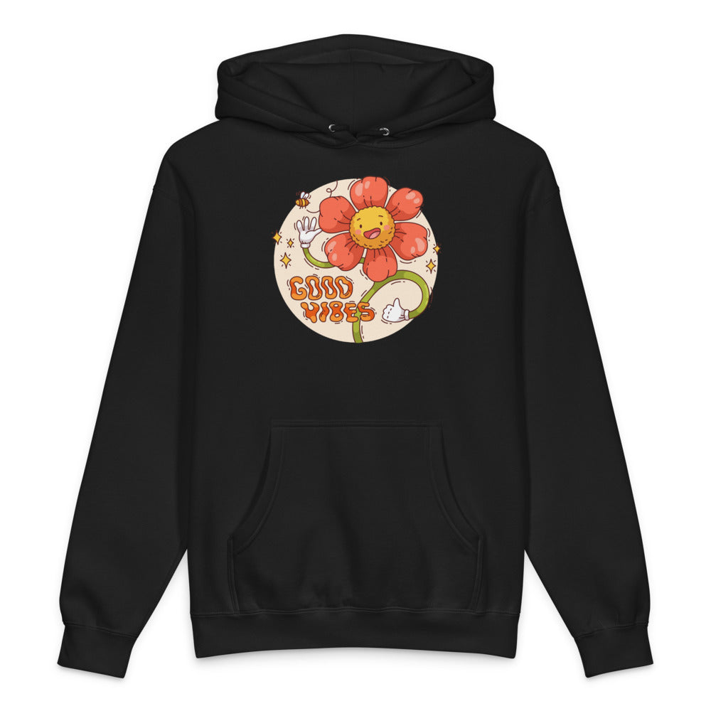 Good vides | Unisex Heavyweight Hooded Sweatshirt | Independent Trading Co. IND4000