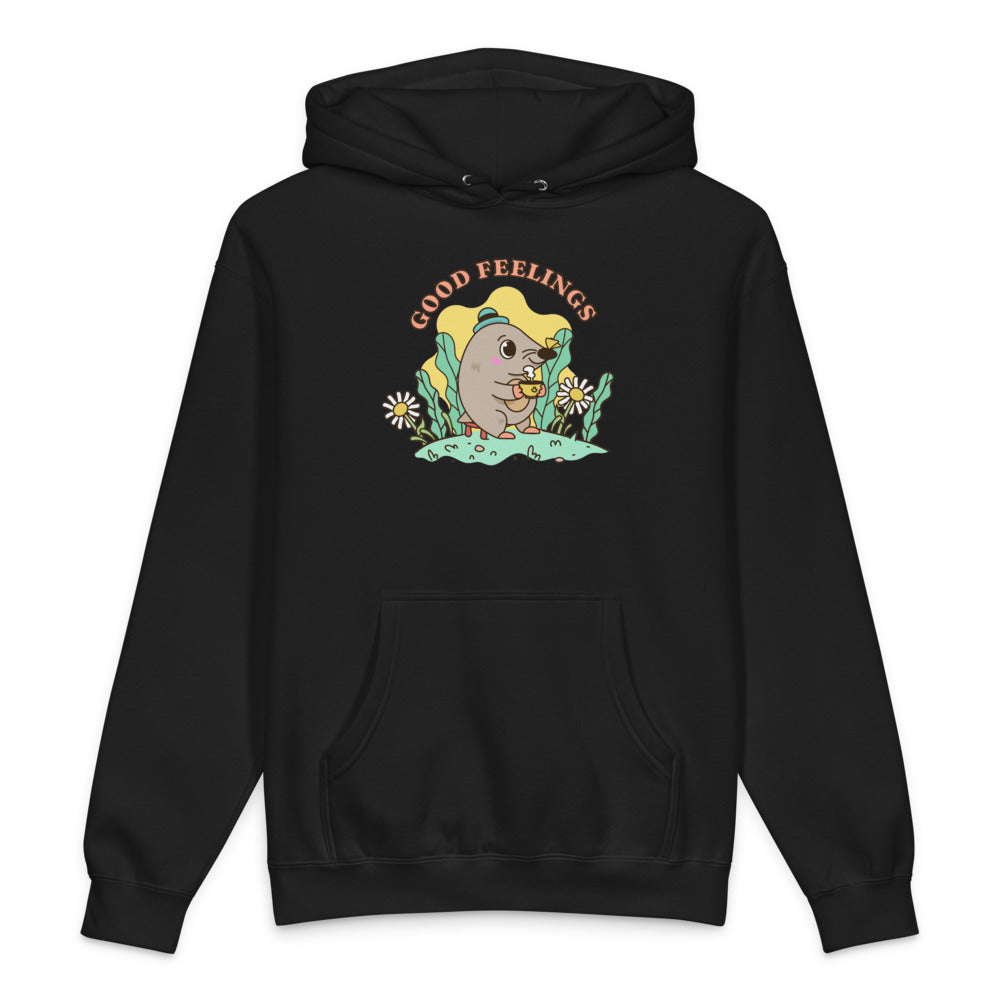 Good feelings | Unisex Heavyweight Hooded Sweatshirt | Independent Trading Co. IND4000
