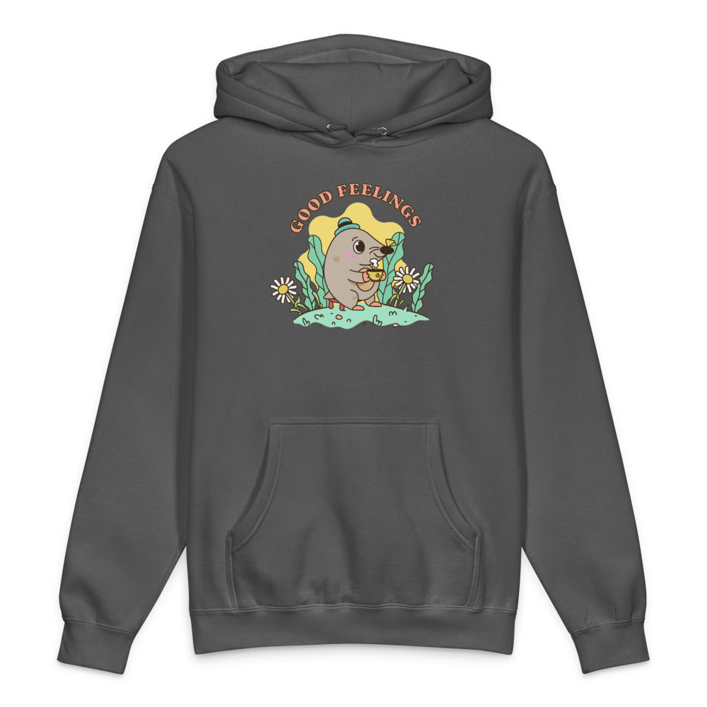 Good feelings | Unisex Heavyweight Hooded Sweatshirt | Independent Trading Co. IND4000