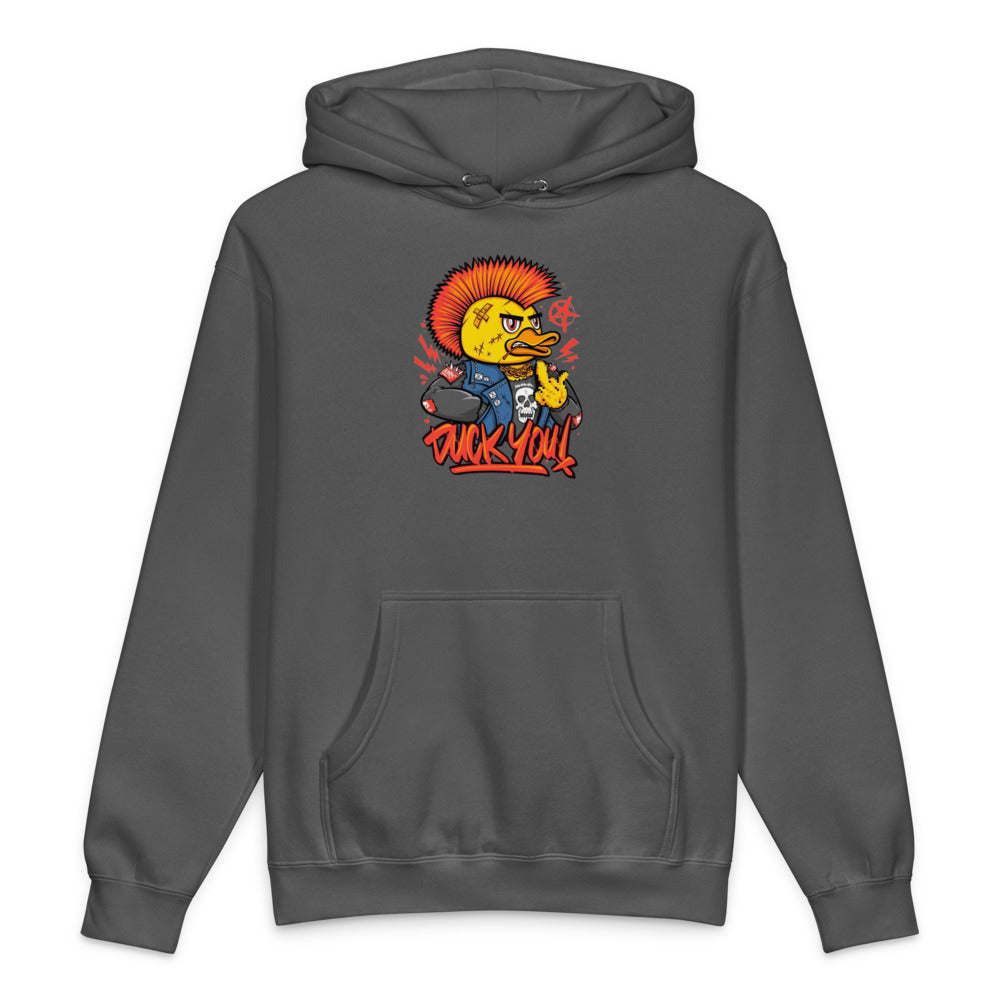 Duck you | Unisex Heavyweight Hooded Sweatshirt | Independent Trading Co. IND4000
