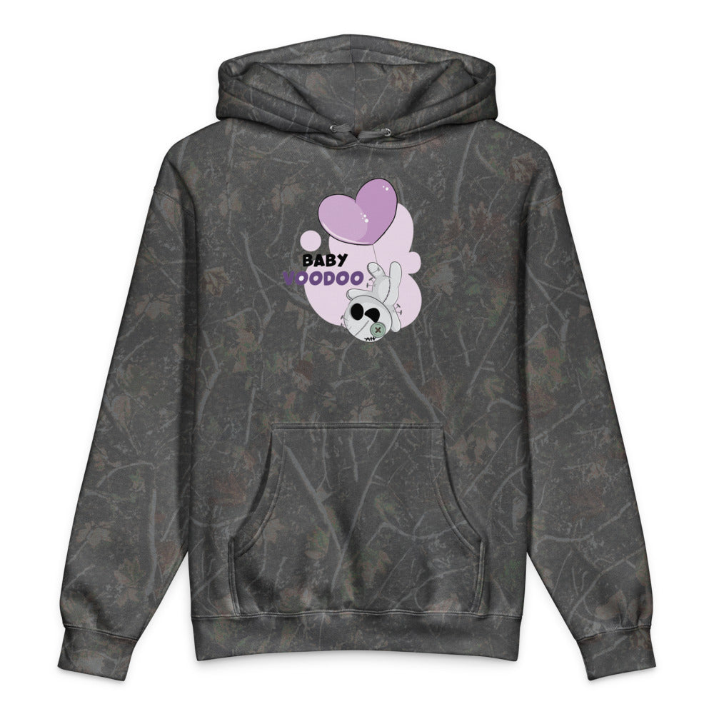 Ted heart - Baby voodoo | Unisex Heavyweight Hooded Sweatshirt | Independent Trading Co. IND4000