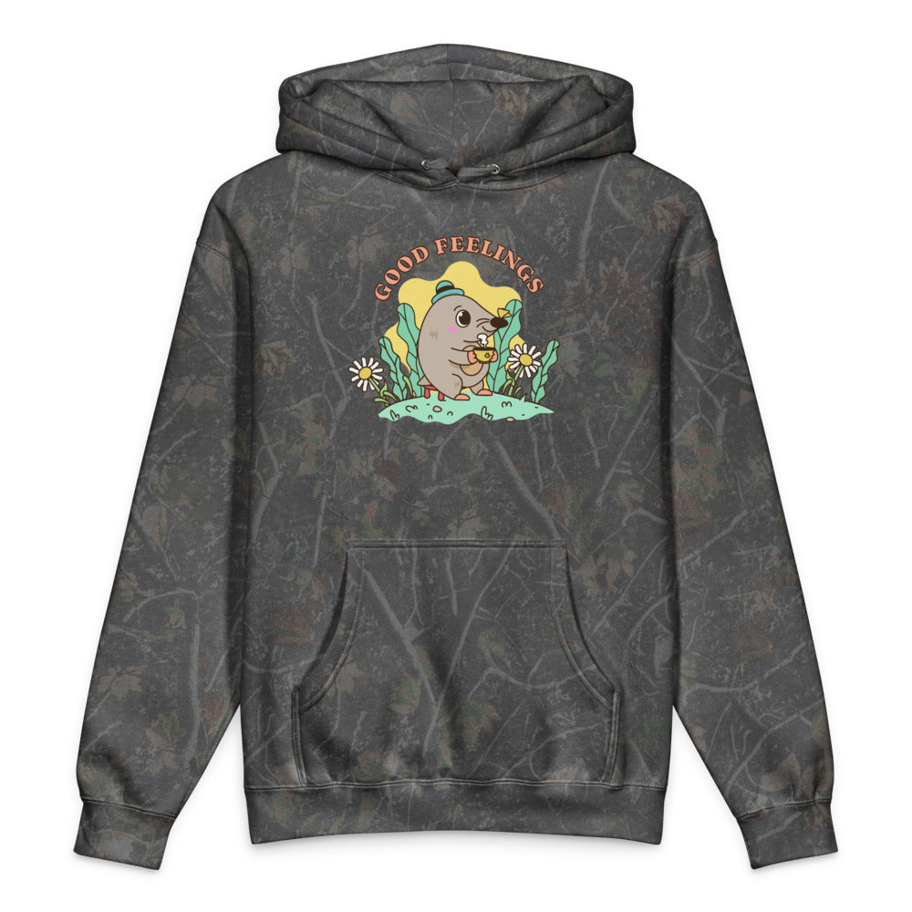 Good feelings | Unisex Heavyweight Hooded Sweatshirt | Independent Trading Co. IND4000