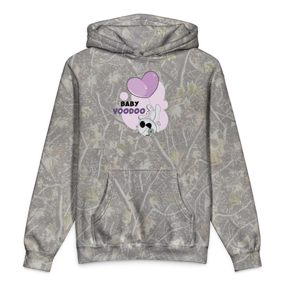 Ted heart - Baby voodoo | Unisex Heavyweight Hooded Sweatshirt | Independent Trading Co. IND4000