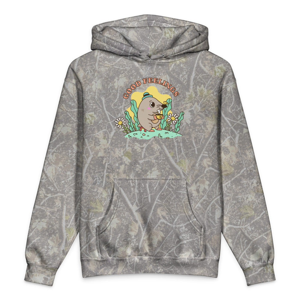 Good feelings | Unisex Heavyweight Hooded Sweatshirt | Independent Trading Co. IND4000