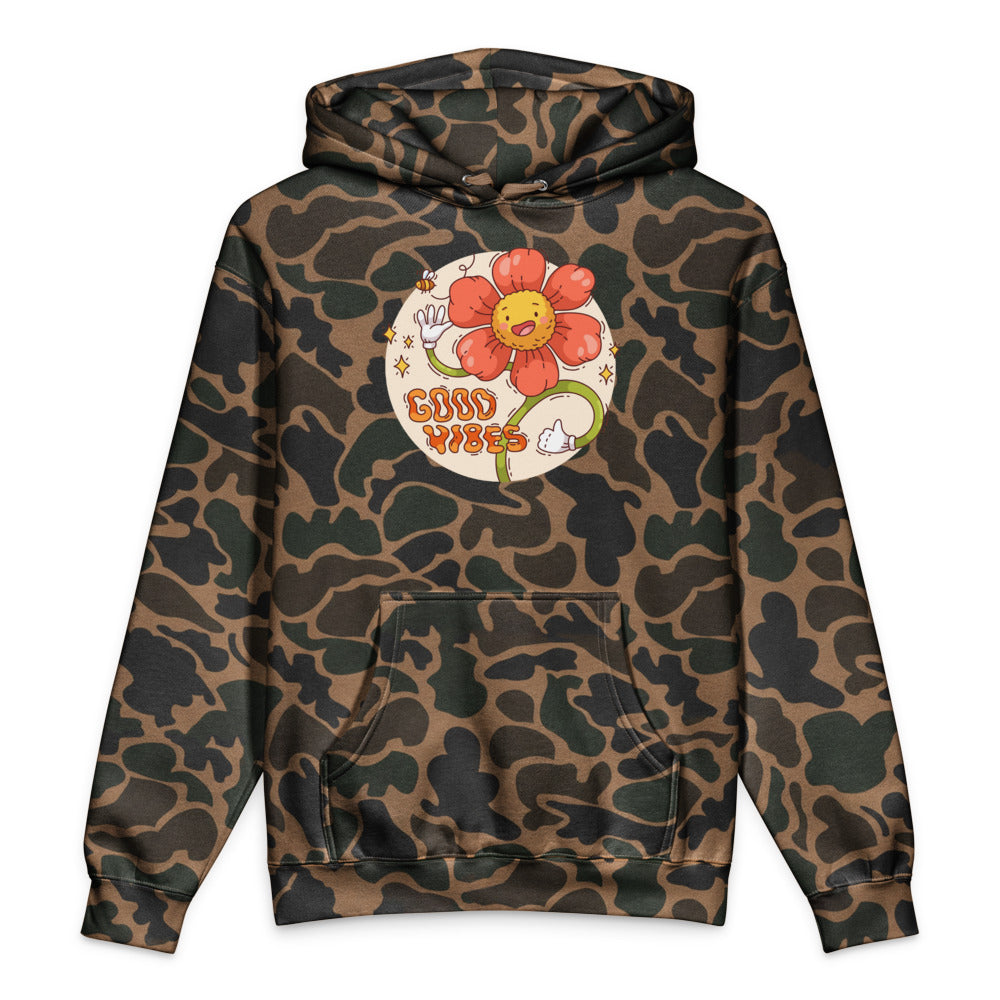 Good vides | Unisex Heavyweight Hooded Sweatshirt | Independent Trading Co. IND4000