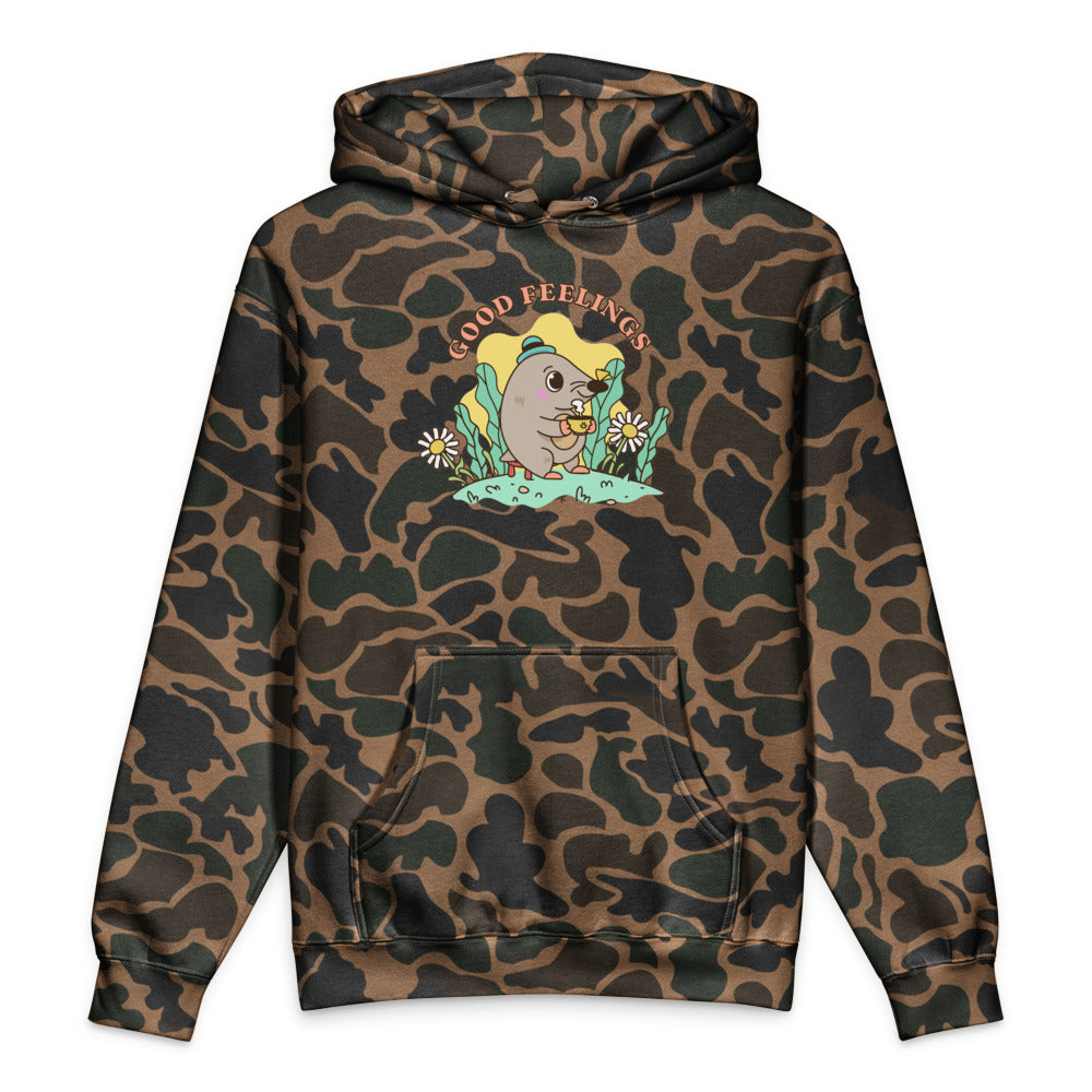 Good feelings | Unisex Heavyweight Hooded Sweatshirt | Independent Trading Co. IND4000