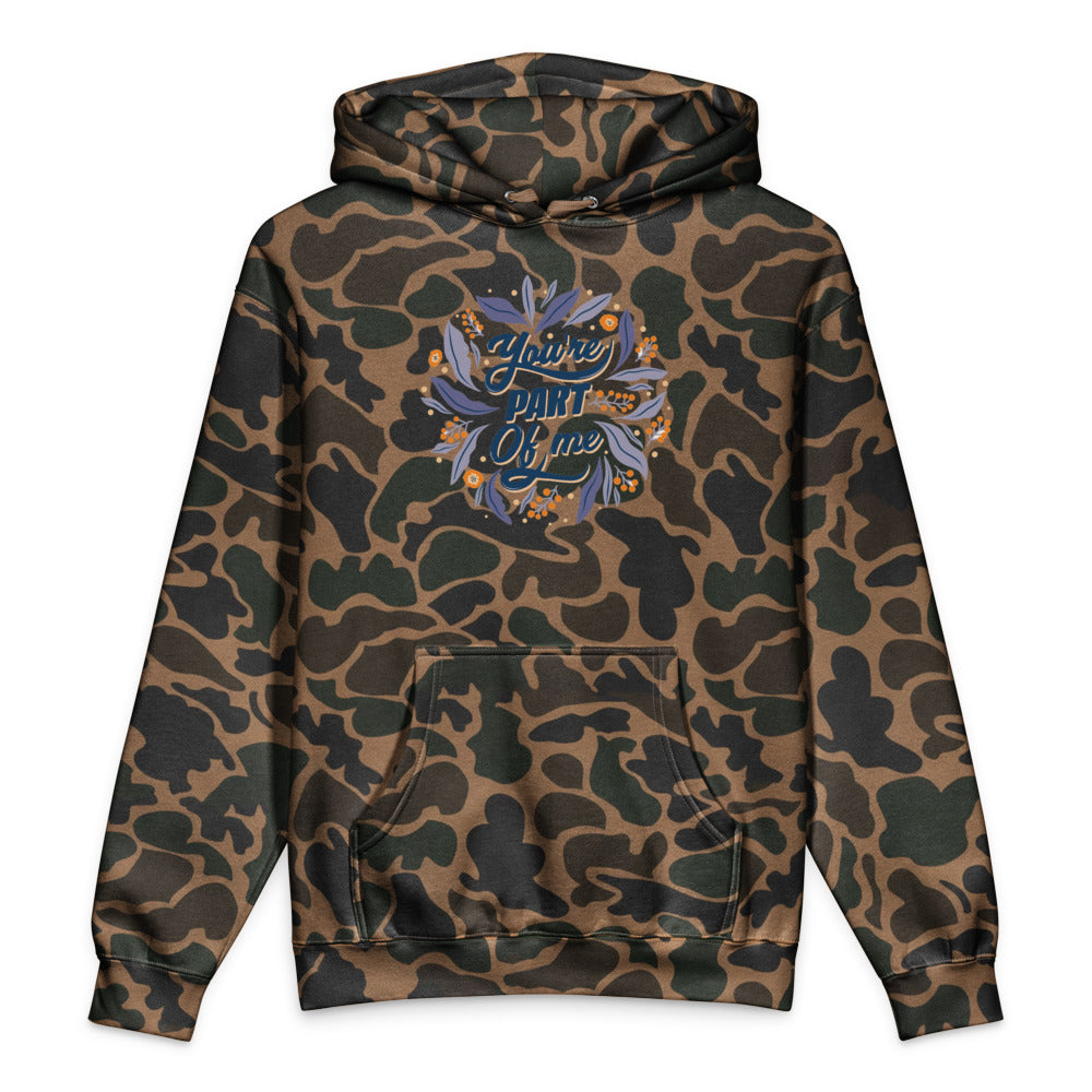 You're PART Of me | Unisex Heavyweight Hooded Sweatshirt | Independent Trading Co. IND4000