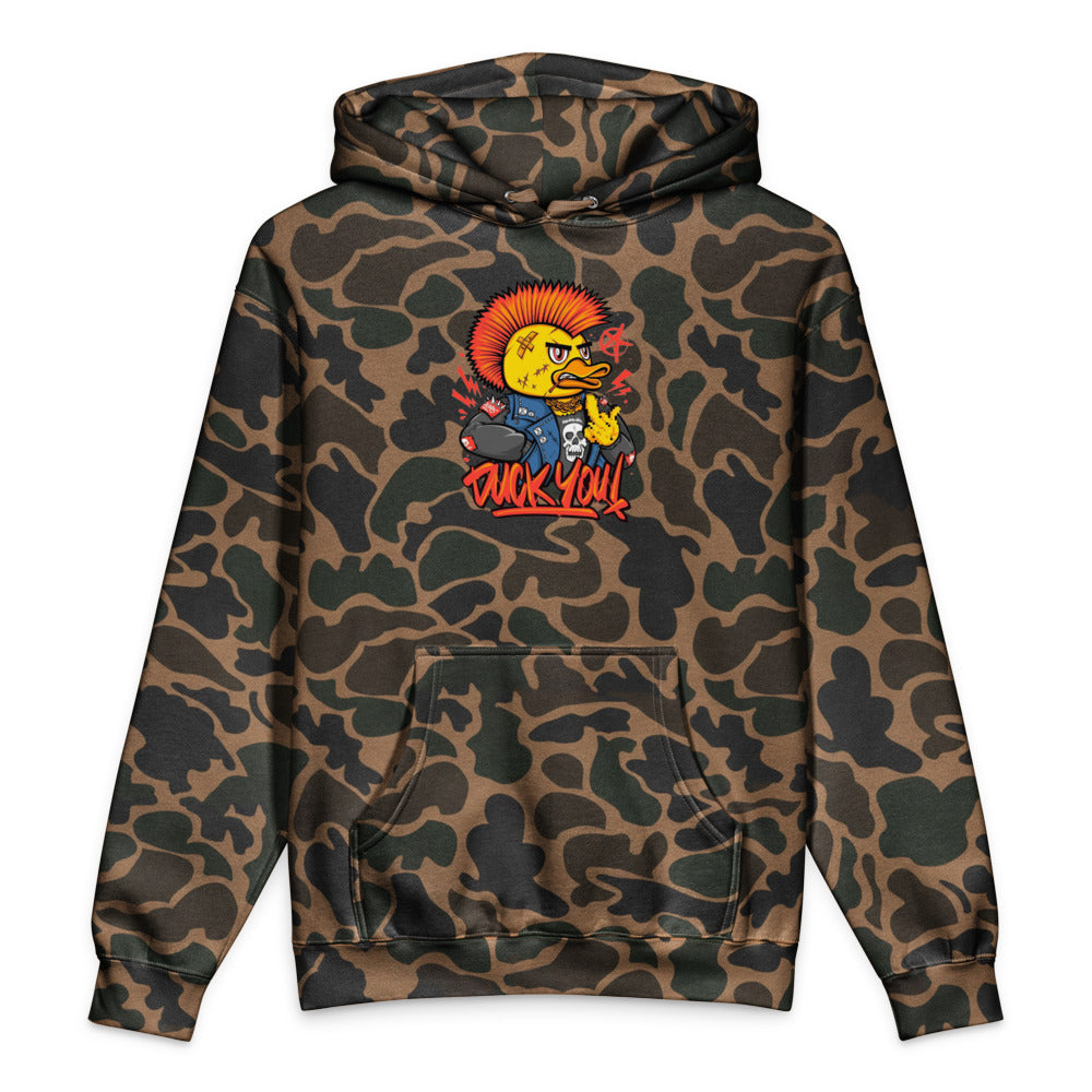 Duck you | Unisex Heavyweight Hooded Sweatshirt | Independent Trading Co. IND4000