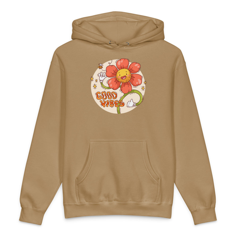 Good vides | Unisex Heavyweight Hooded Sweatshirt | Independent Trading Co. IND4000