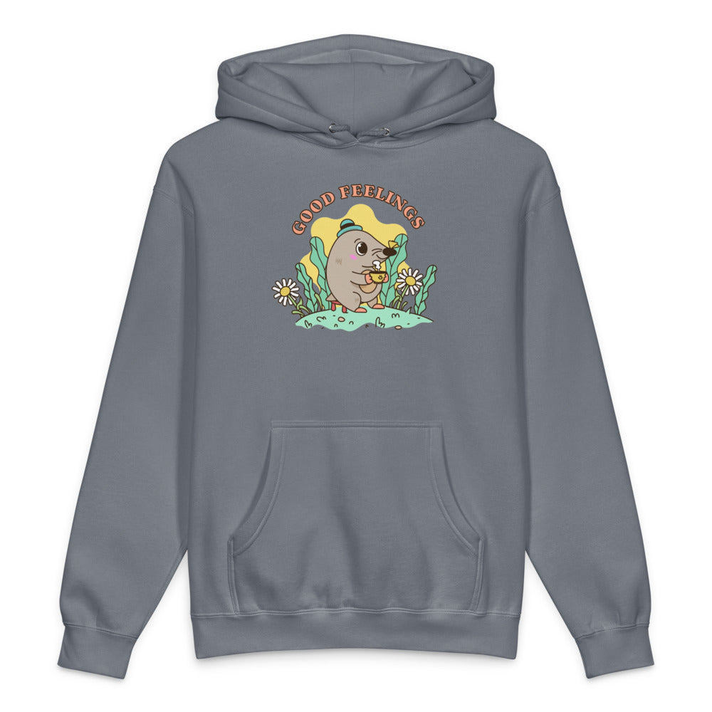 Good feelings | Unisex Heavyweight Hooded Sweatshirt | Independent Trading Co. IND4000