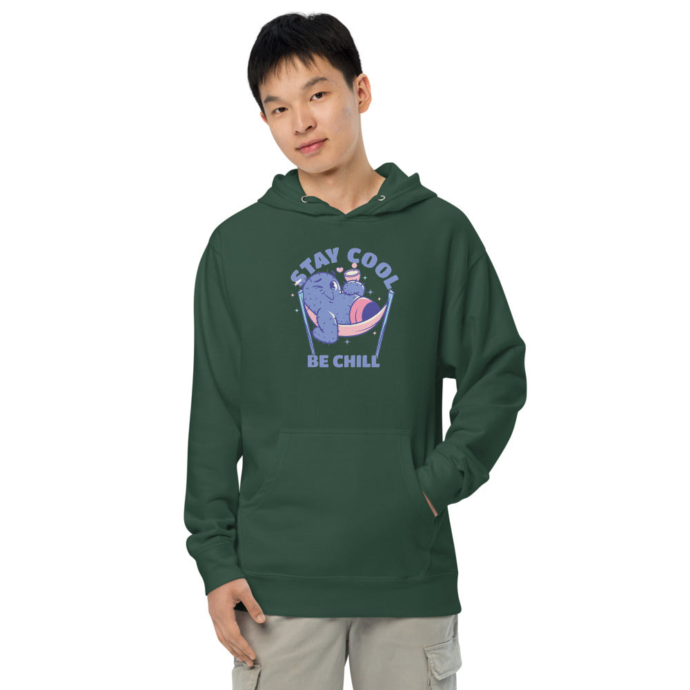 Stay cool be chill | Unisex Midweight Hoodie | Independent Trading Co. SS4500