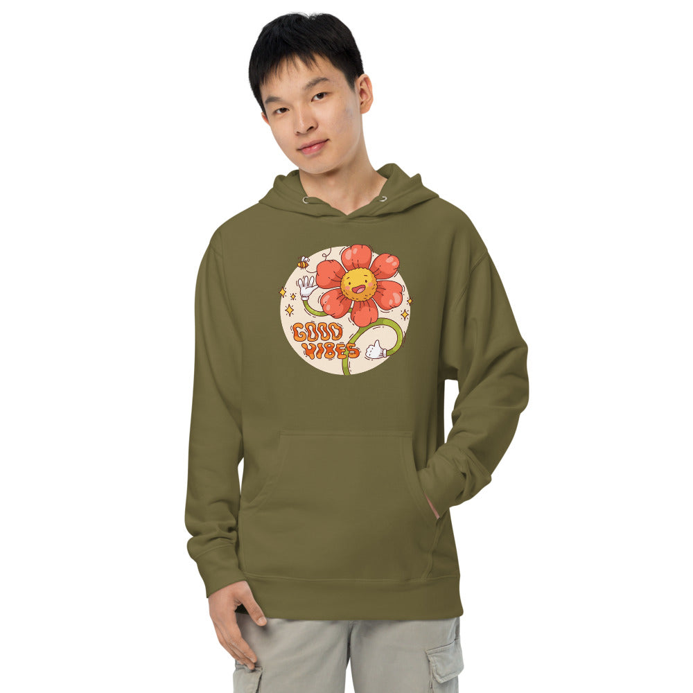 Good vides | Unisex Midweight Hoodie | Independent Trading Co. SS4500