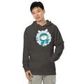 Green rabbit - HIP HIP HOORAAAY | Unisex Midweight Hoodie | Independent Trading Co. SS4500