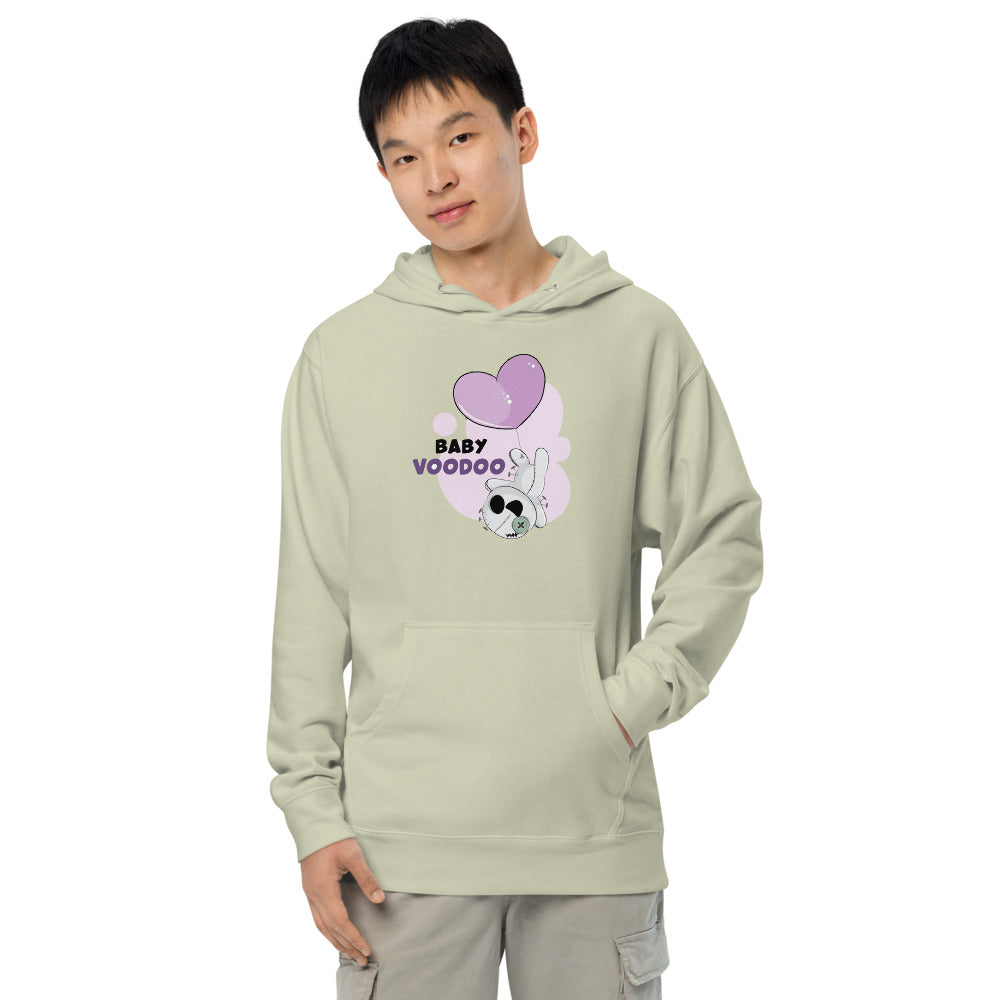 Ted heart - Baby voodoo | Unisex Midweight Hoodie | Independent Trading Co. SS4500