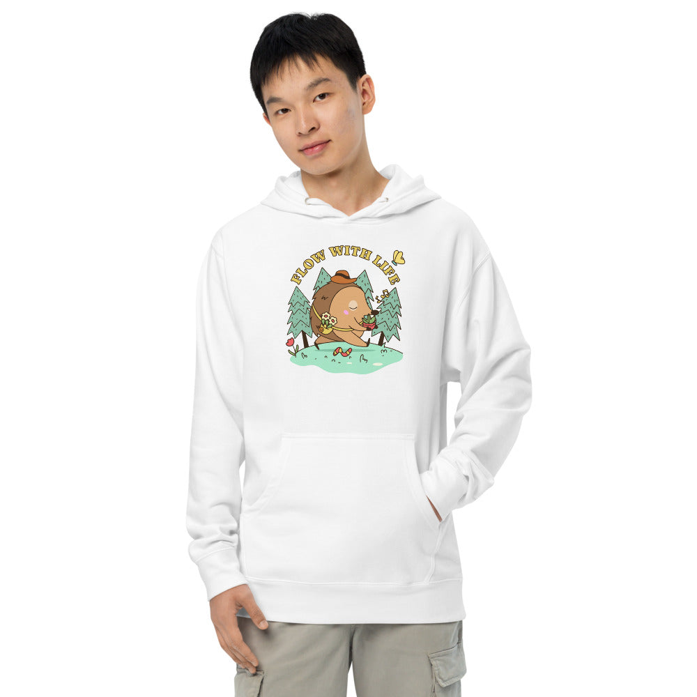 Flow with life | Unisex Midweight Hoodie | Independent Trading Co. SS4500