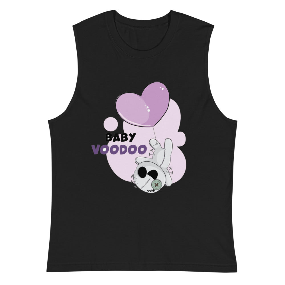 Ted heart - Baby voodoo | Unisex Muscle Shirt | Bella + Canvas 3483