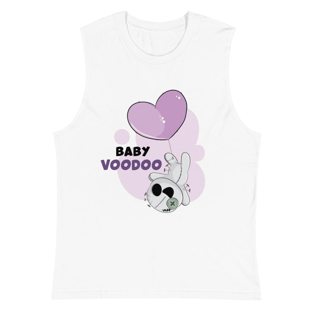 Ted heart - Baby voodoo | Unisex Muscle Shirt | Bella + Canvas 3483