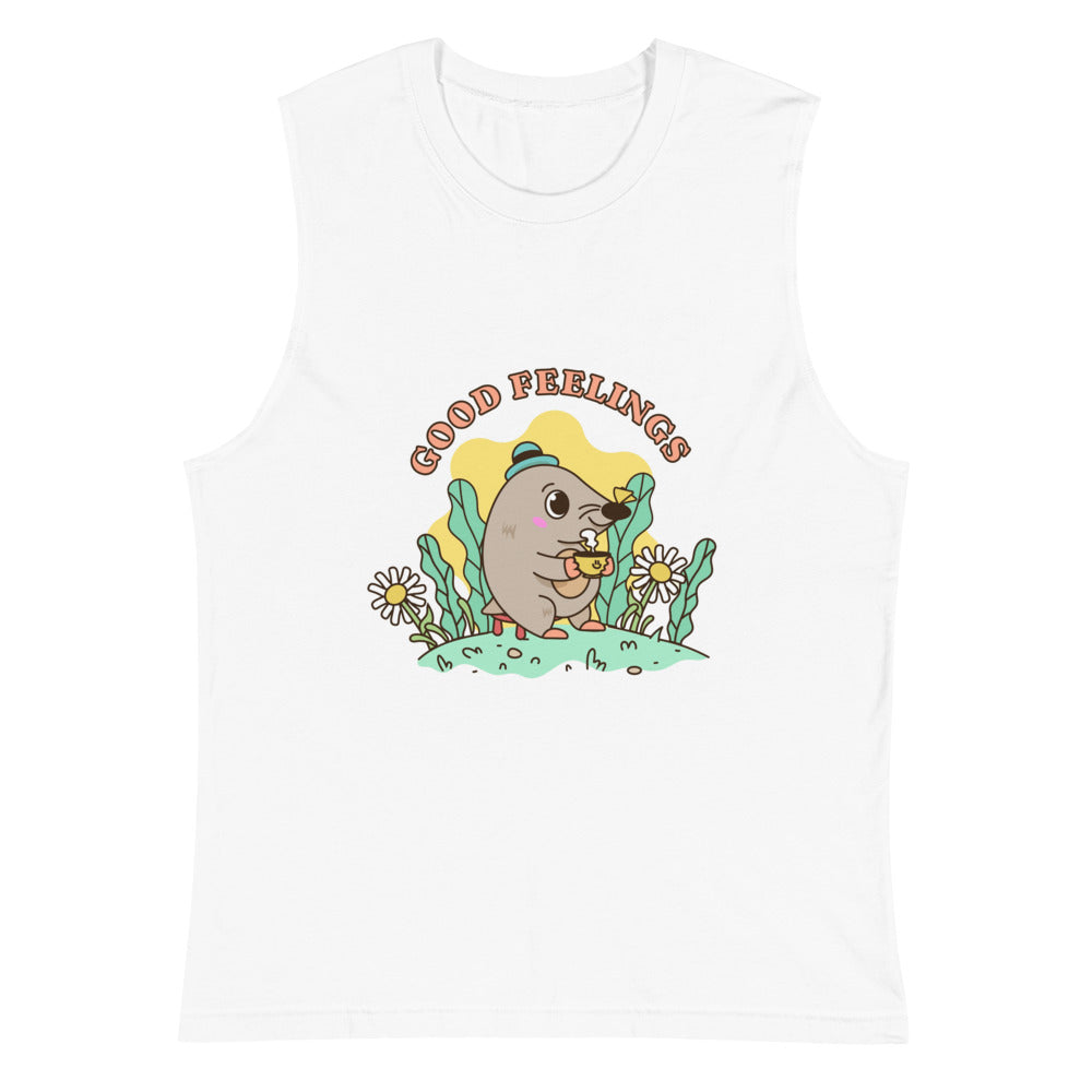 Good feelings | Unisex Muscle Shirt | Bella + Canvas 3483