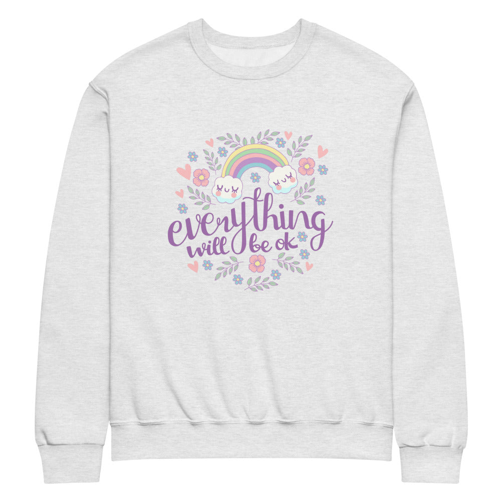 Rainbow - Everything will be ok | Unisex NuBlend Sweatshirt | Jerzees 562MR