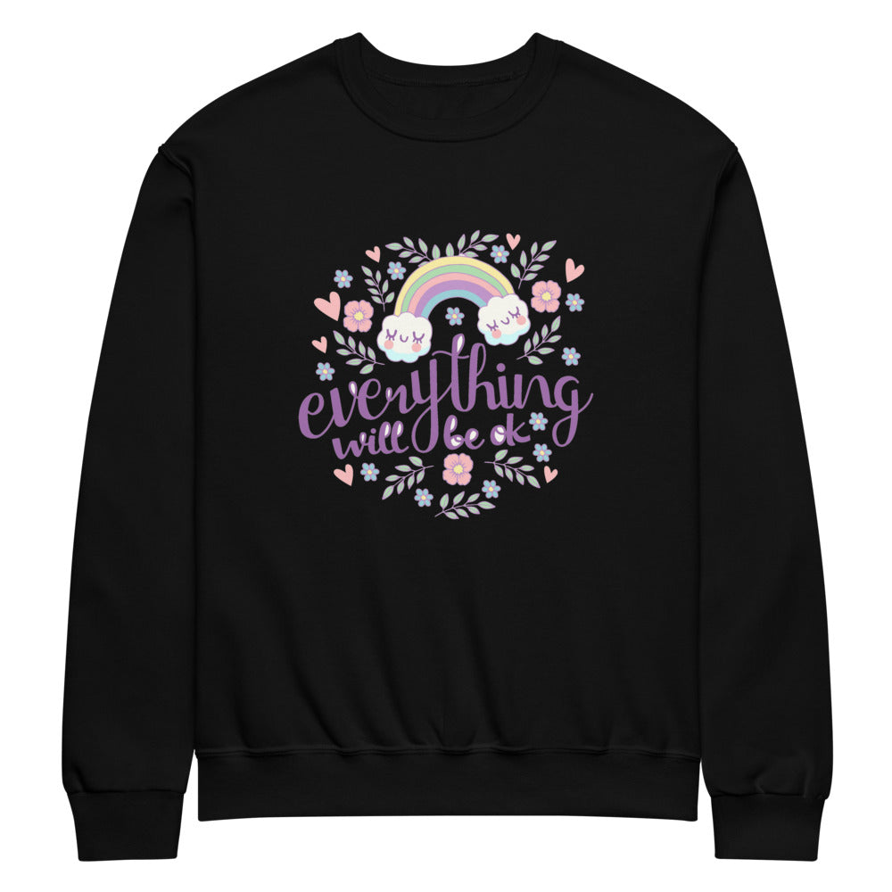Rainbow - Everything will be ok | Unisex NuBlend Sweatshirt | Jerzees 562MR