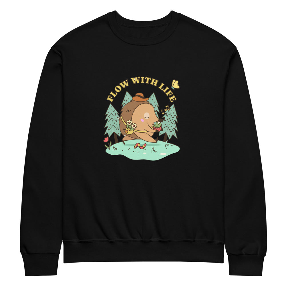 Flow with life | Unisex NuBlend Sweatshirt | Jerzees 562MR