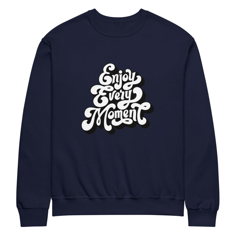 Enjoy every moments white | Unisex NuBlend Sweatshirt | Jerzees 562MR