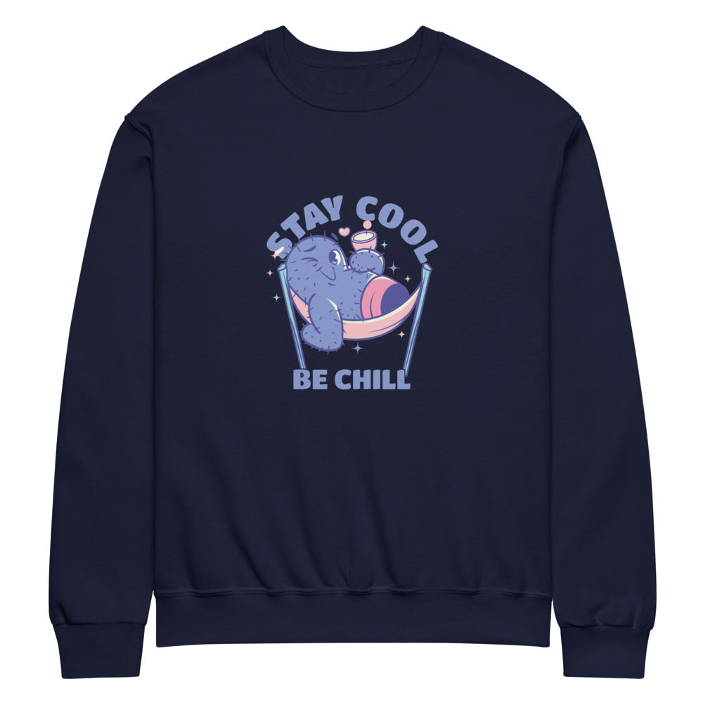 Stay cool be chill | Unisex NuBlend Sweatshirt | Jerzees 562MR