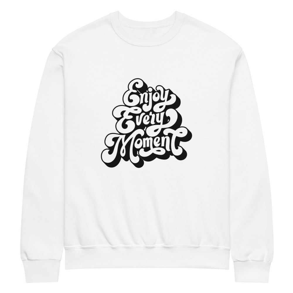 Enjoy every moments white | Unisex NuBlend Sweatshirt | Jerzees 562MR